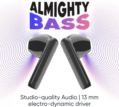 Mivi DuoPods F40 with 50 Hrs Playtime I13mm Drivers|Made in India| Deep Bass Bluetooth Headset (Black, True Wireless) Mivi DuoPods F40 with 50 Hrs Playtime I13mm Drivers|Made in India| Deep Bass Bluetooth Headset (Black, True Wireless)